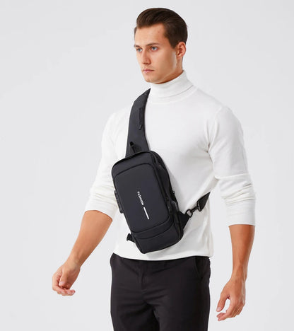 Morral anti-robos impermeable con clave y USB