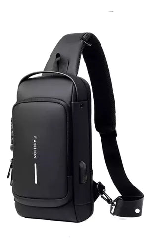 Morral anti-robos impermeable con clave y USB